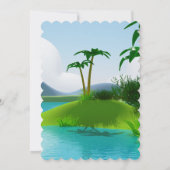 Invitation Jungle Baby Dino Anniversaire de enfant Party (Dos)