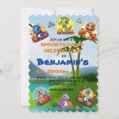 Invitation Jungle Baby Dino Anniversaire de enfant Party (Devant)