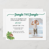 INVITATION JUNGLE DEUX JUNGLE (Devant / Derrière)