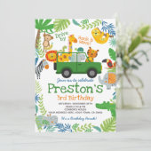 Invitation Jungle Drive By (Debout devant)