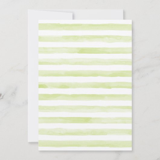 Invitation Jungle Elephant BINGO Baby shower Jeu (Dos)