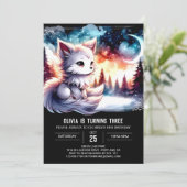 Invitation Jungle Fun Wolf Anniversaire (Debout devant)