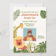 Jungle Jam fête d'anniversaire