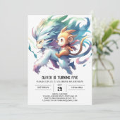 Invitation Jungle Printemps singe (Debout devant)