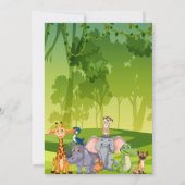 Invitation Jungle Safari Animals Birthday Party (Dos)