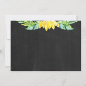 Invitation Jungle Safari Aquarelle mignonne garçon premier an (Dos)