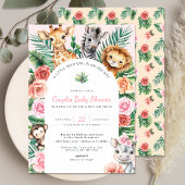 Invitation Jungle Safari Baby shower Couples