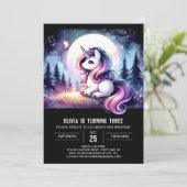 Invitation Jungle Simple Horse Anniversaire (Debout devant)