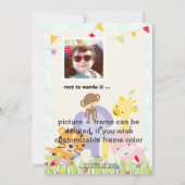 Invitation Jungle Thème/Fête/photo personnalisée (Dos)