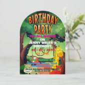 Invitation Jungle Themed  (Debout devant)
