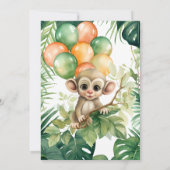 Invitation Jungle Wild One Safari Baby shower animal (Dos)