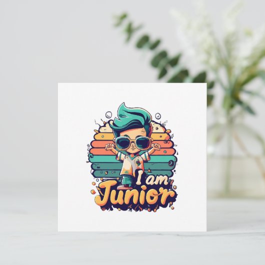 Invitation Junior (Debout devant)