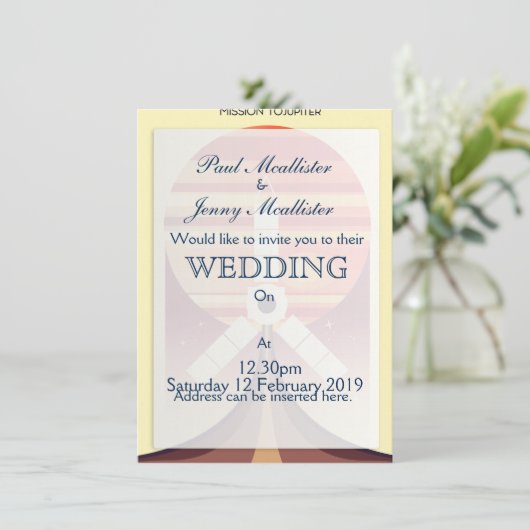 Invitation Juno - Mission à Jupiter Art spatial (Debout devant)