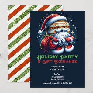 Invitation Jupiter Joyeux Vieux Saint Nicolas Père Noël Vacan