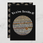 Invitation Jupiter par points (Devant / Derrière)