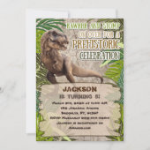 Invitation Jurassic Park Dinosaur Anniversaire (Devant)