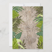 Invitation Jurassic Park Dinosaur Anniversaire (Dos)