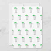 Invitation Jus de Mint Horse Race Derby Day (Dos)