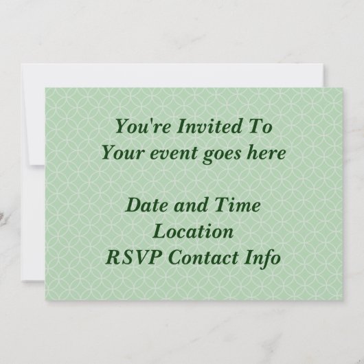 Invitation Jus sans graines (Dos)