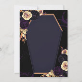 Invitation Jusqu'à ce que la mort nous rende violets Mariage  (Dos)