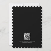 Invitation Jusqu'à ce que la mort nous sépare Code QR Invitat (Dos)