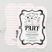 Invitation Jusqu'à ce que la mort nous sépare Code QR Invitat (Devant / Derrière)