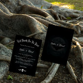 Invitation Jusqu'à ce que la mort nous sépare les chauves-sou