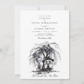 Invitation Jusqu'à ce que la mort nous sépare Mariage (Devant)