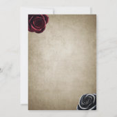 Invitation Jusqu'à ce que la mort nous sépare Mariage d'Hallo (Dos)