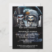 Invitation Jusqu'à ce que la mort nous sépare, marié au cadav (Devant)