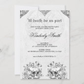 Invitation Jusqu'à la mort Faisons-nous partie Bachelorette g (Devant)
