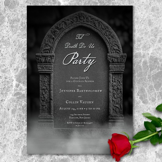 Invitation Jusqu'À La Mort Faisons-Nous Partie Couples Éffray