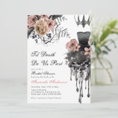 Invitation Jusqu'à la mort faisons-nous partie de Halloween F (Debout devant)