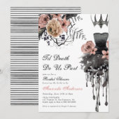 Invitation Jusqu'à la mort faisons-nous partie de Halloween F (Devant / Derrière)