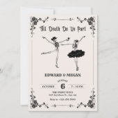 Invitation Jusqu'à la mort, faisons-nous partie du mariage cr (Devant)