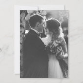 Invitation Jusqu'à la mort Faisons-nous partie Gothique Gris  (Dos)