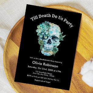 Invitation Jusqu'à la mort Faisons-nous partie Halloween Bach