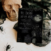 Invitation Jusqu'à la mort faisons-nous partie Mariage d'Hall
