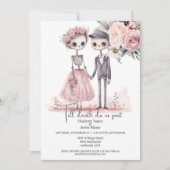 Invitation Jusqu'à la mort, faisons-nous partie Mariée et Gro (Devant)