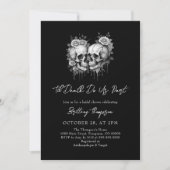 Invitation Jusqu'à la mort Faisons-nous partie nuptiale douch (Devant)