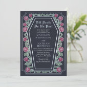 Invitation Jusqu'à la mort Faisons-nous partie Rose Bleu Mari (Debout devant)