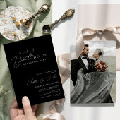 Invitation Jusqu'à la mort Faites-nous la répétition de fête 