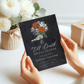 Invitation Jusqu'à la mort Fête des mariées gothique