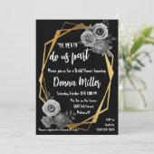 Invitation Jusqu'À La Mort, Fleurs, Or, Fête des mariées (Debout devant)