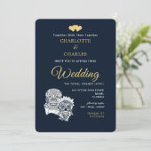 Invitation Jusqu'à la mort nous faisons partie de crânes de s (Debout devant)