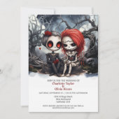 Invitation Jusqu'à la mort nous faisons partie Deux Mariées (Devant)