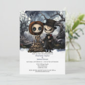 Invitation Jusqu'à la mort nous faisons partie Mariée et Groo (Debout devant)