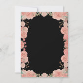 Invitation Jusqu'à la mort nous séparons le Mariage de squele (Dos)