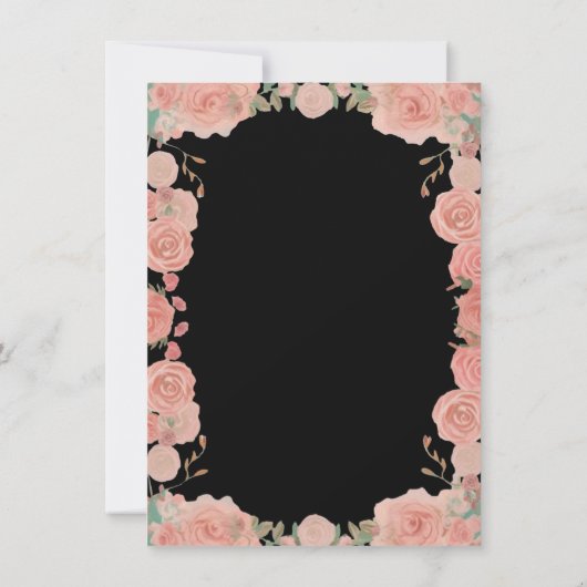 Invitation Jusqu'à la mort nous séparons le Mariage de squele (Dos)