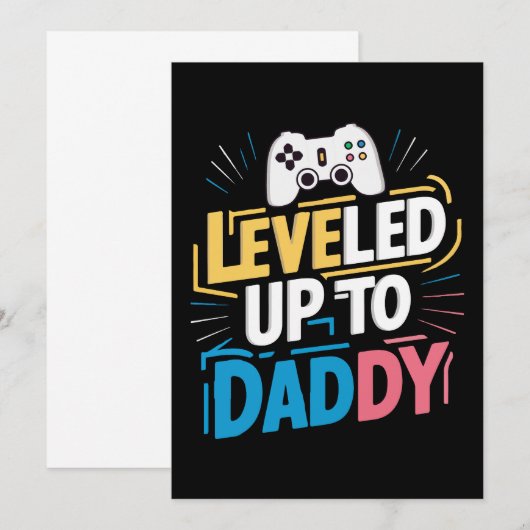 Invitation Jusqu'à papa (Devant / Derrière)